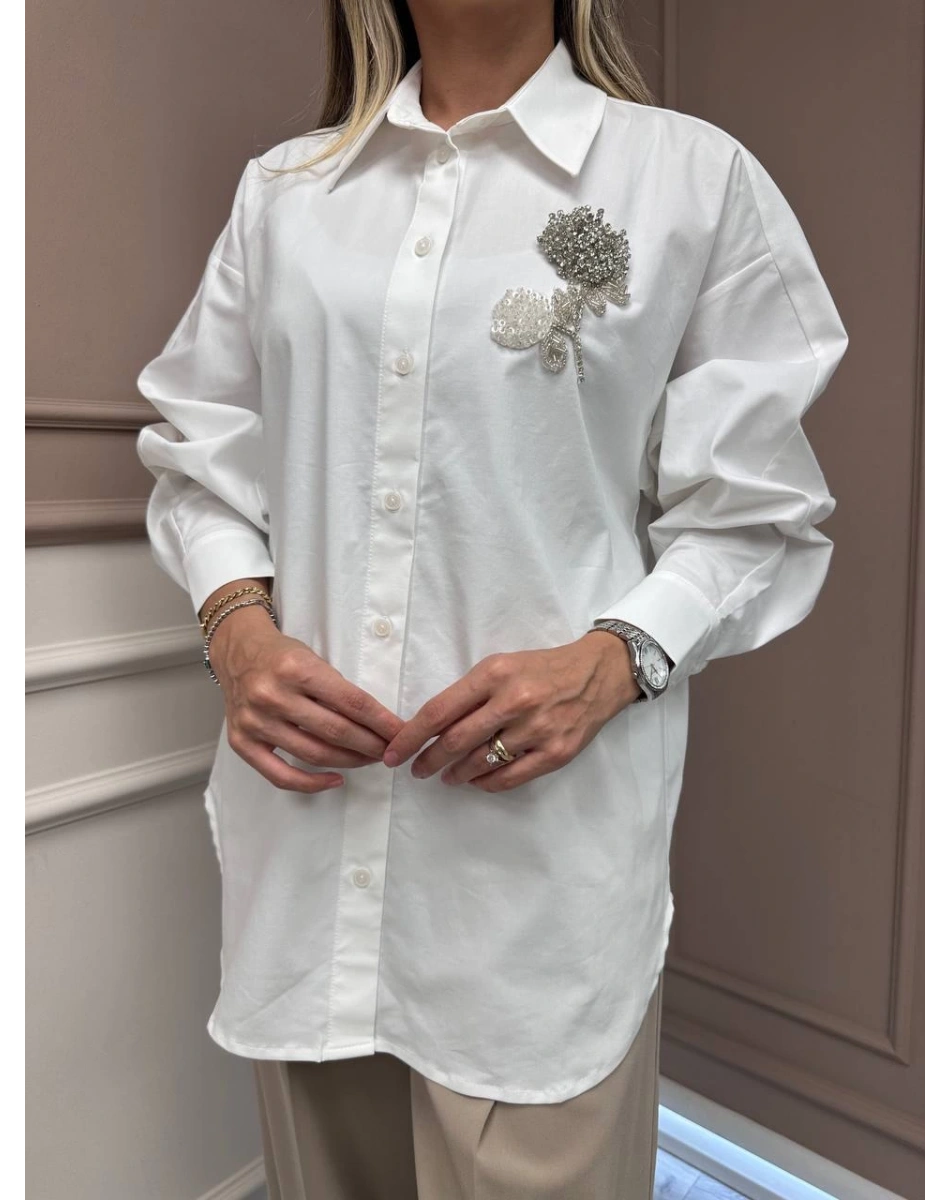 Exquise E25K05108025 Kemik Jaelyn Gömlek