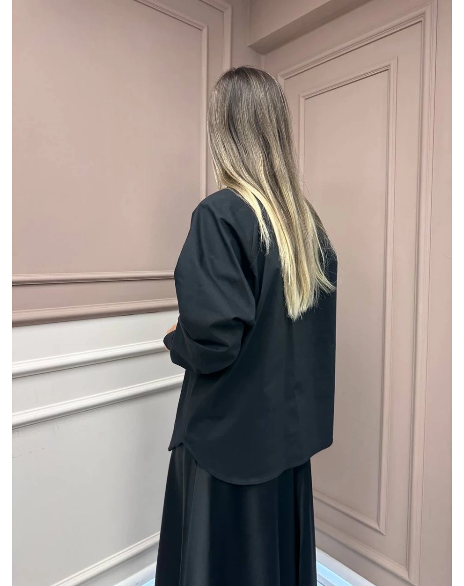 Exquise E25K05108025 Siyah Jaelyn Gömlek