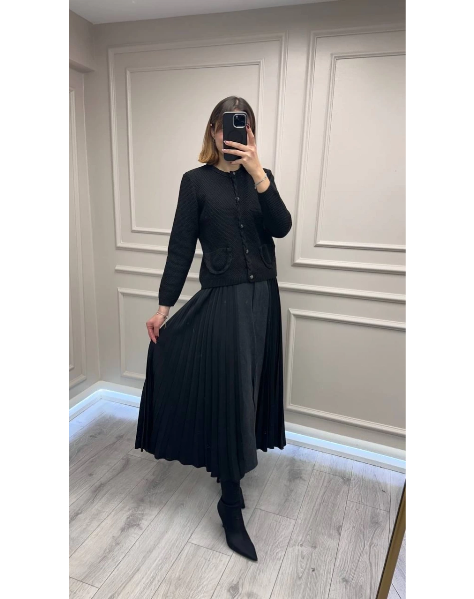 Exquise E25K05115002 Siyah Florence Etek