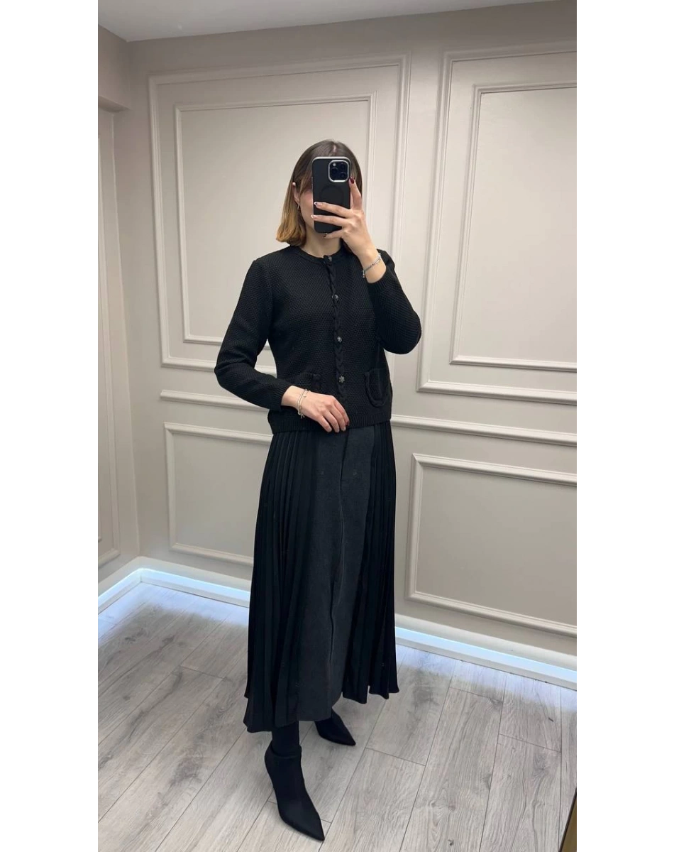 Exquise E25K05115002 Siyah Florence Etek