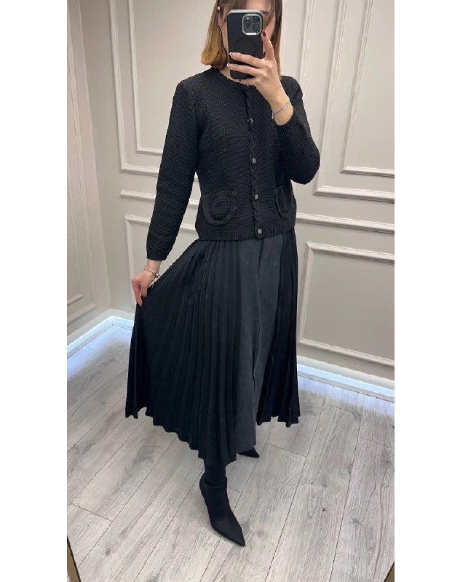 Exquise E25K05115002 Siyah Florence Etek