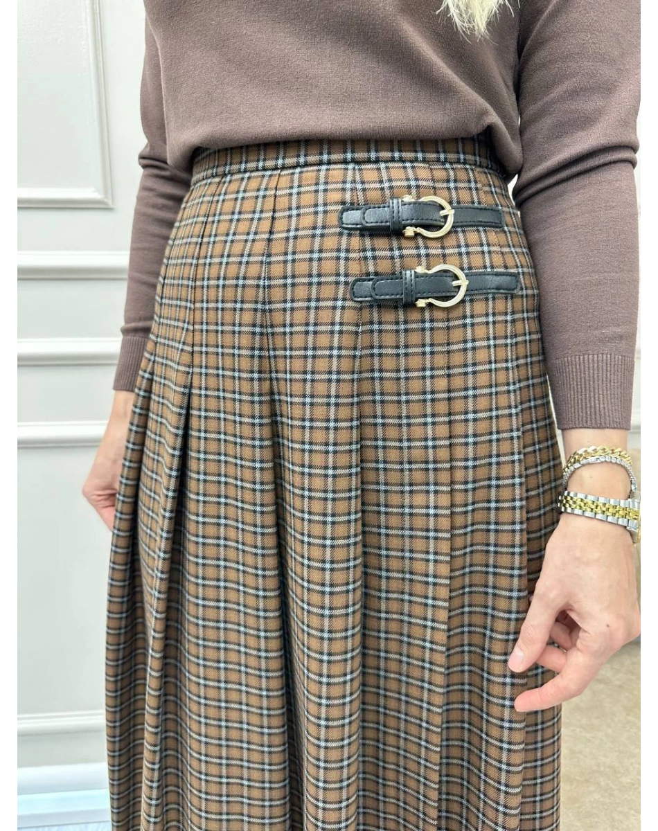 Exquise E25K05115013 Renkli Zayla Etek