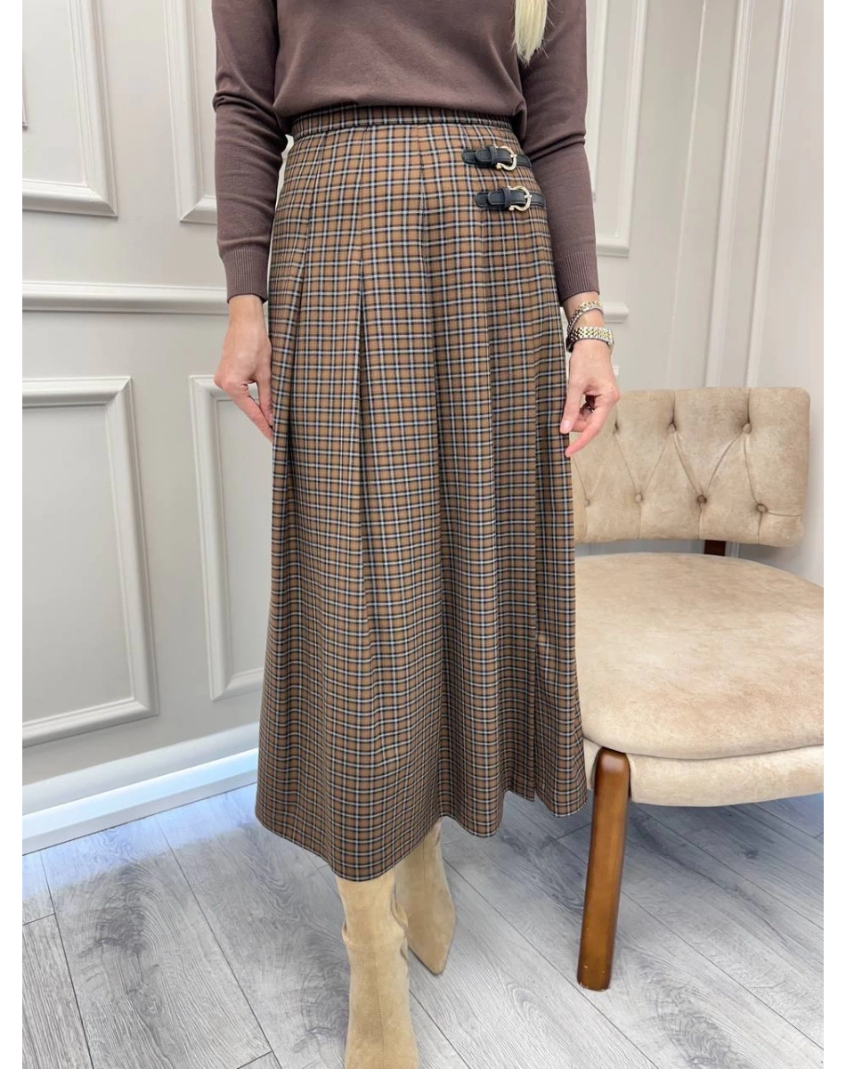 Exquise E25K05115013 Renkli Zayla Etek