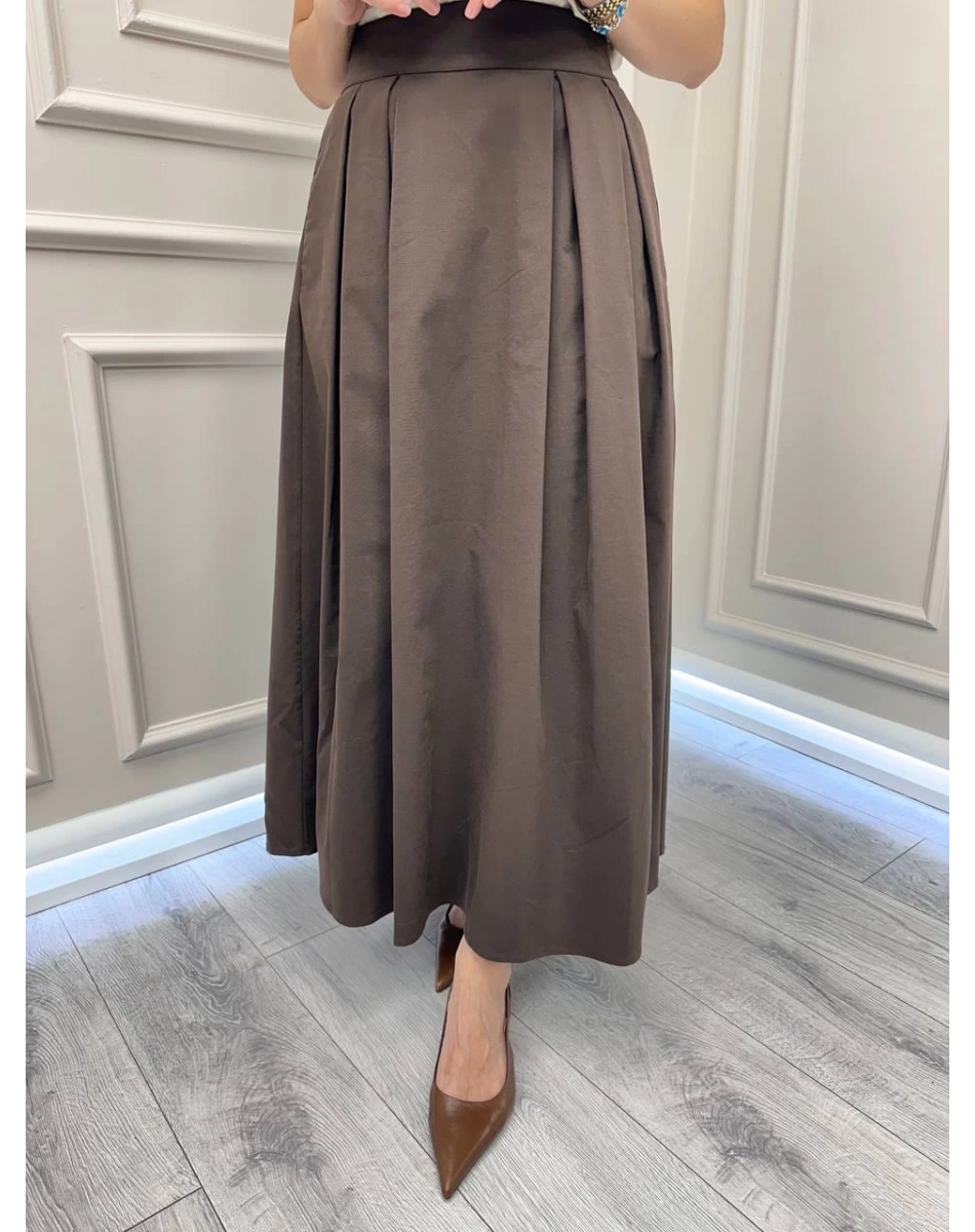 Exquise E25K05115027 Kahve Jakalya Etek