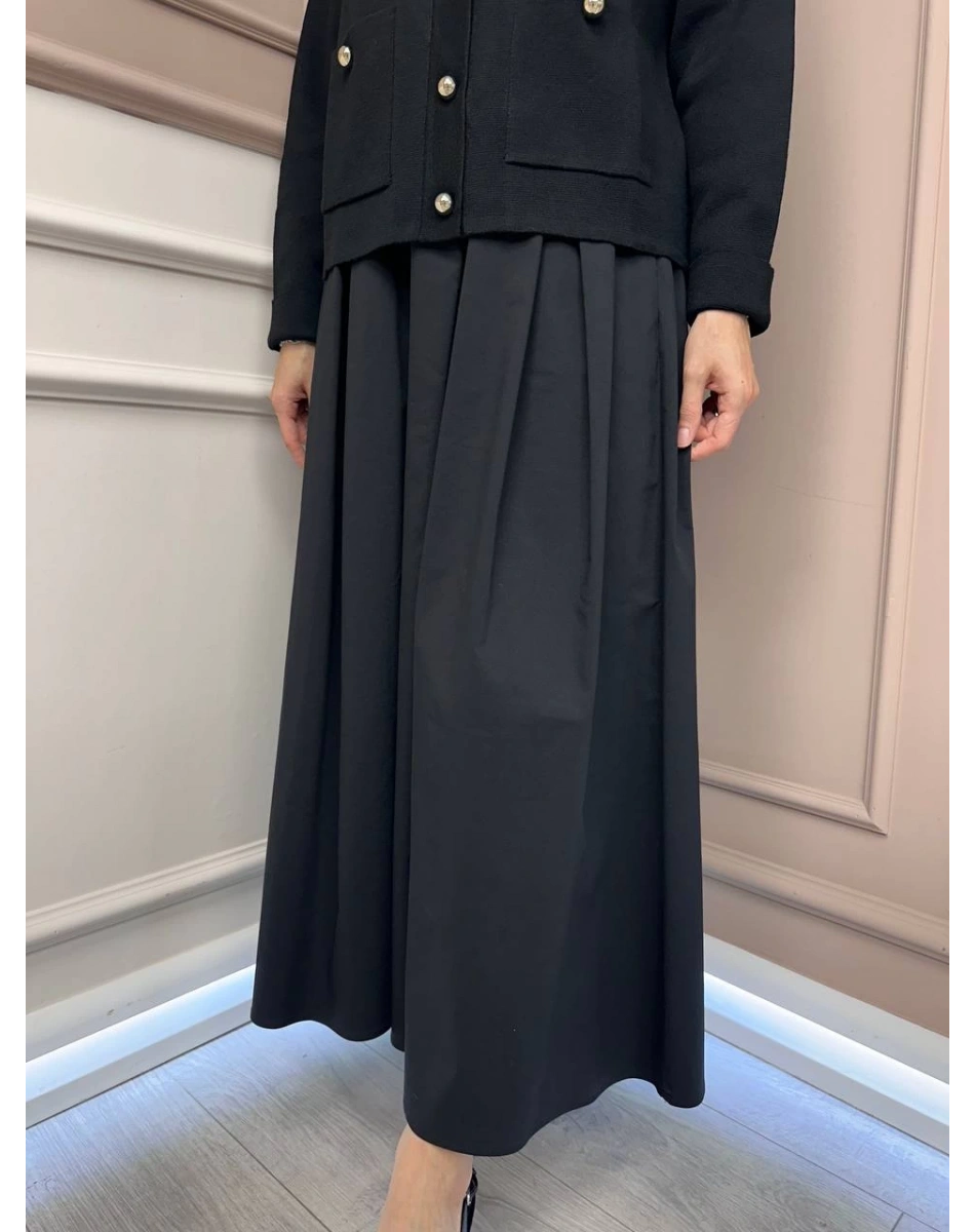 Exquise E25K05115027 Siyah Jakalya Etek