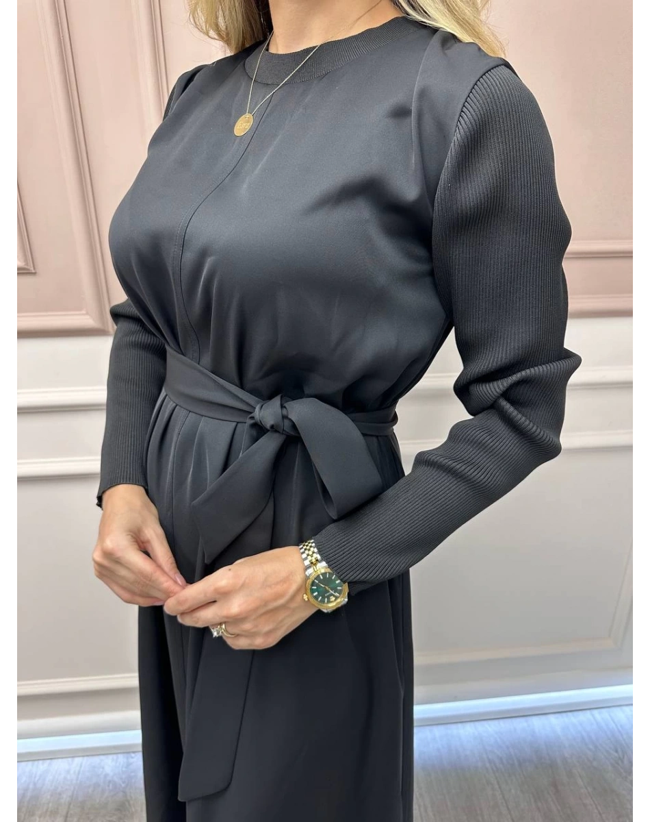 Exquise E25K05118016 Siyah Wrenlee Elbise