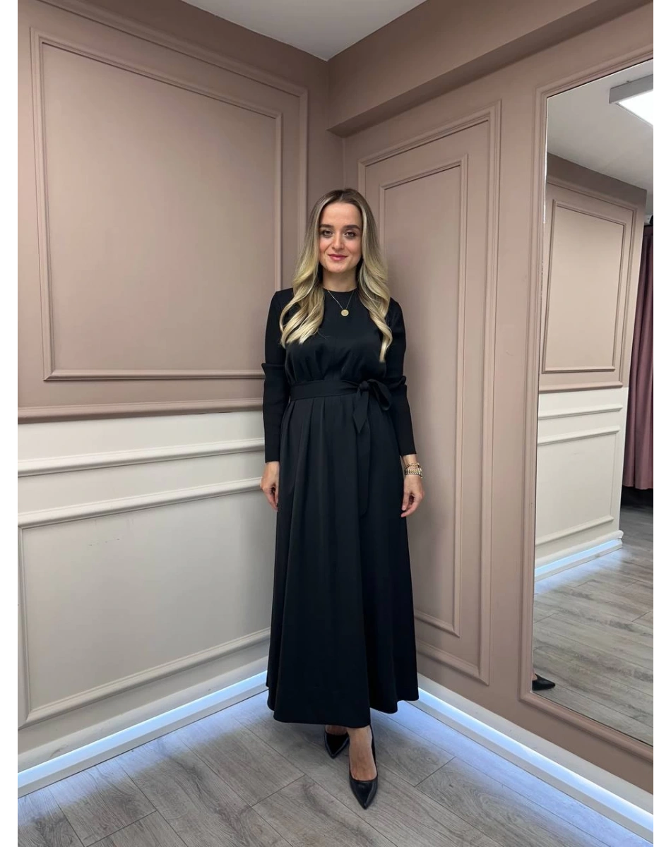 Exquise E25K05118016 Siyah Wrenlee Elbise