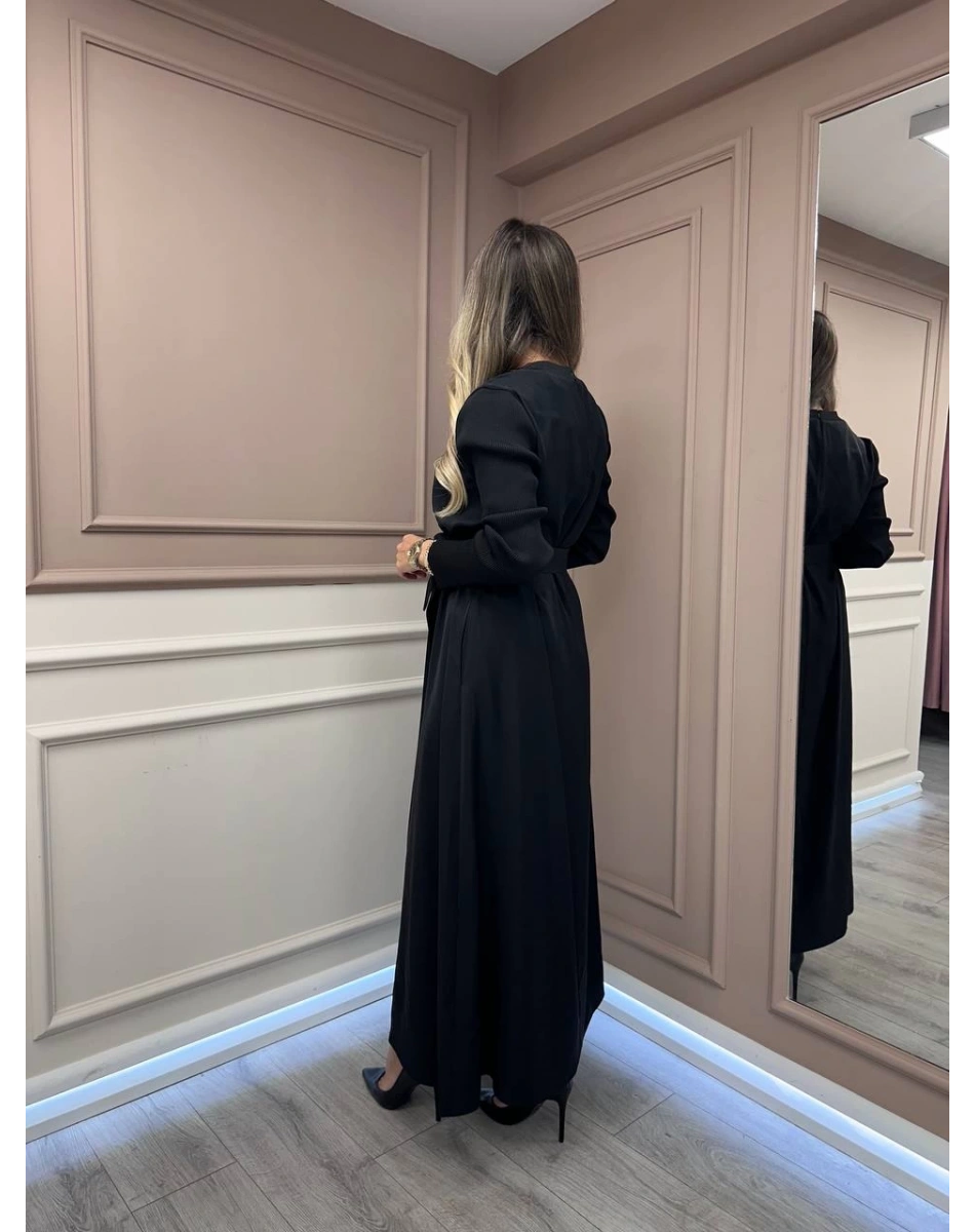 Exquise E25K05118016 Siyah Wrenlee Elbise