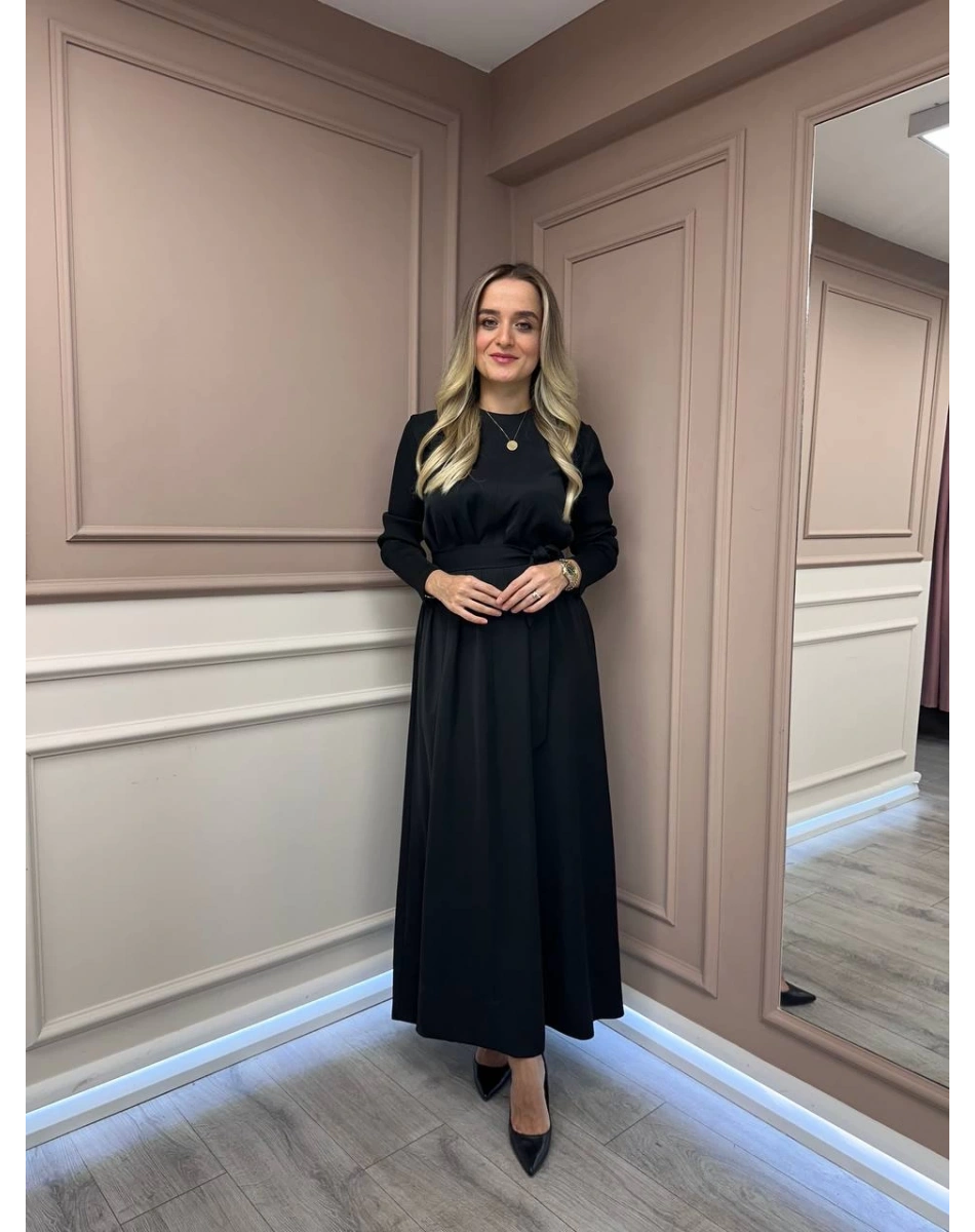 Exquise E25K05118016 Siyah Wrenlee Elbise