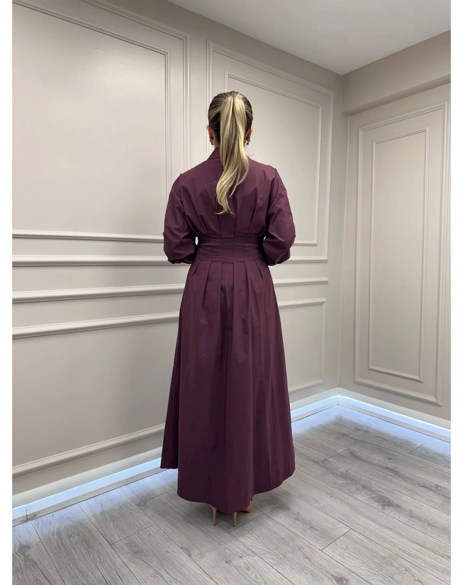 Exquise E25K05118164 Bordo Jaycee Elbise