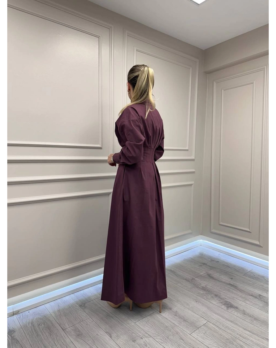 Exquise E25K05118164 Bordo Jaycee Elbise