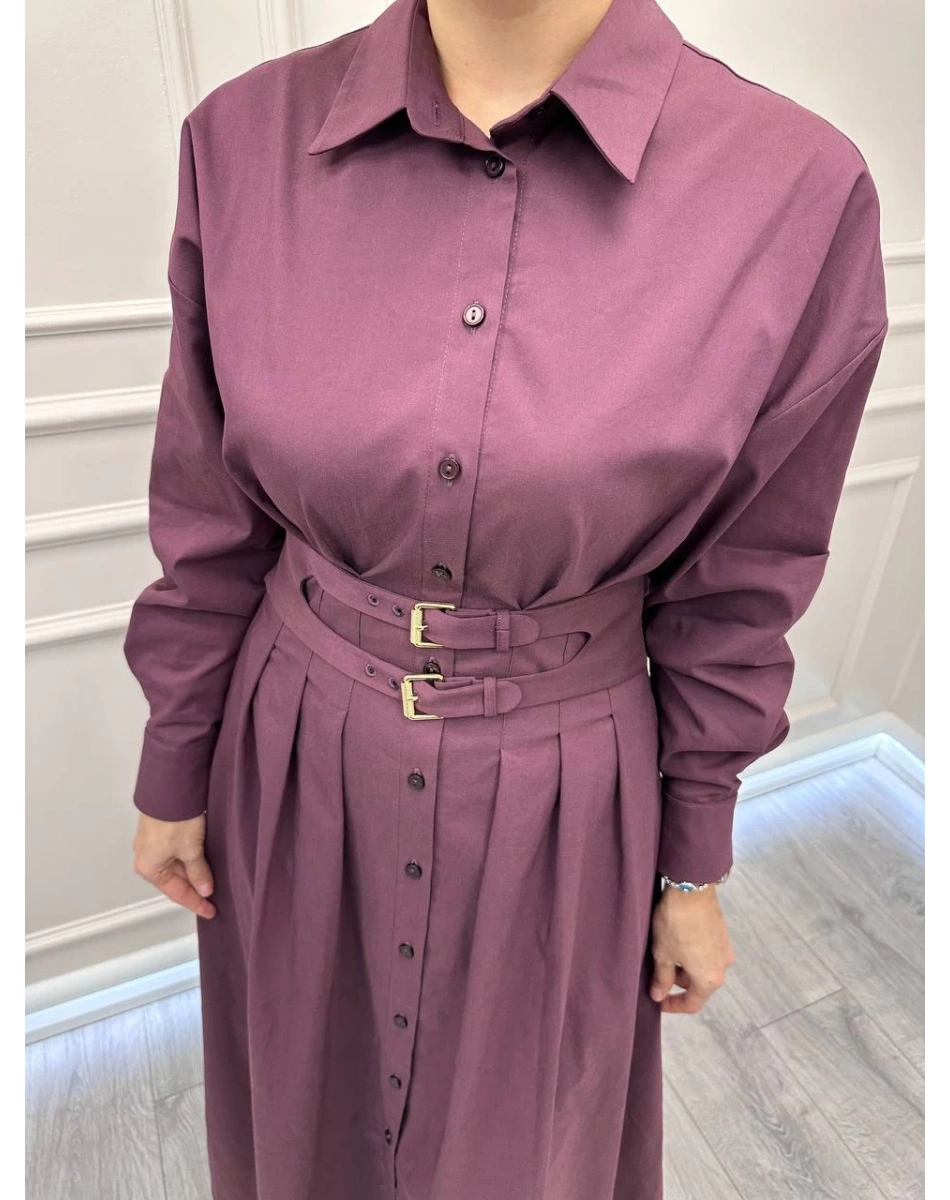 Exquise E25K05118164 Bordo Jaycee Elbise