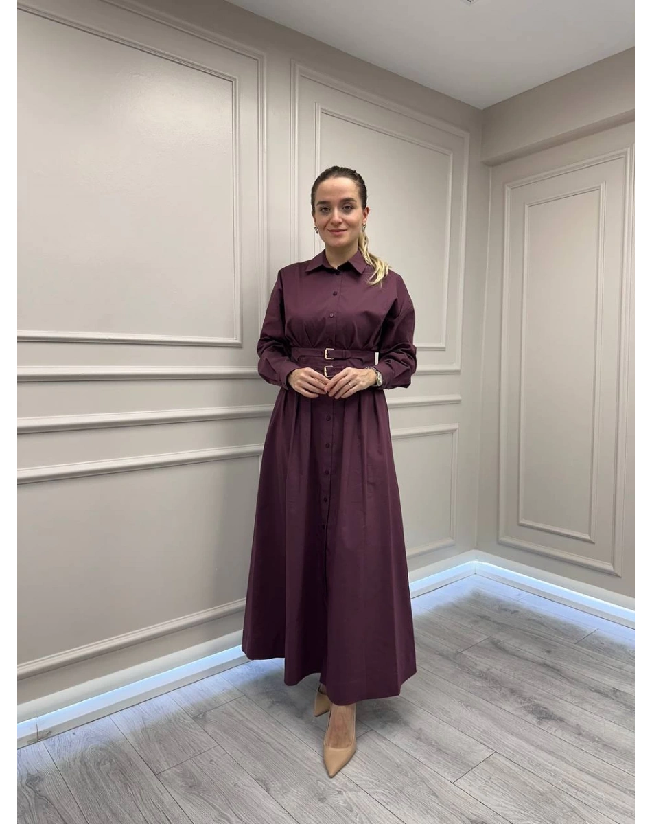 Exquise E25K05118164 Bordo Jaycee Elbise