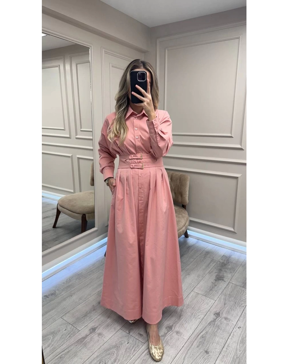 Exquise E25K05118164 Gül Kurusu Jaycee Elbise