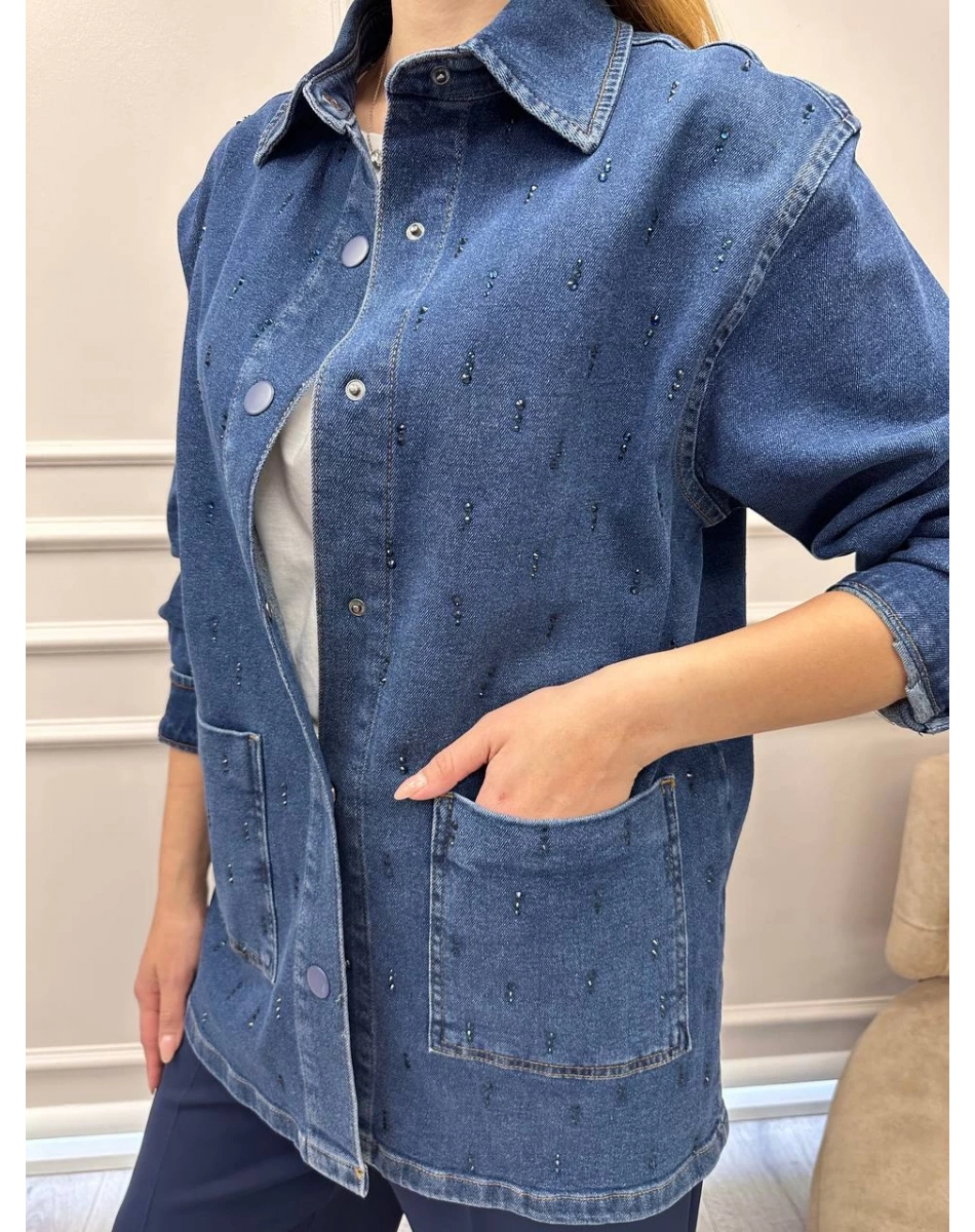 Exquise E25K05133002 İndigo Jazmyne Denim Ceket