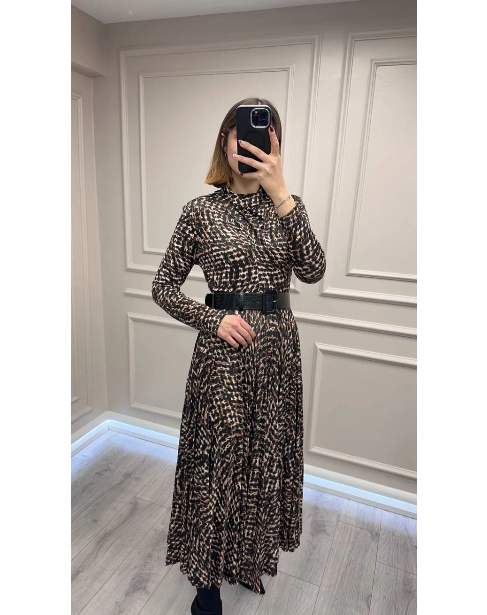 Exquise E25K05171005 Çok Renkli Aspyn Elbise