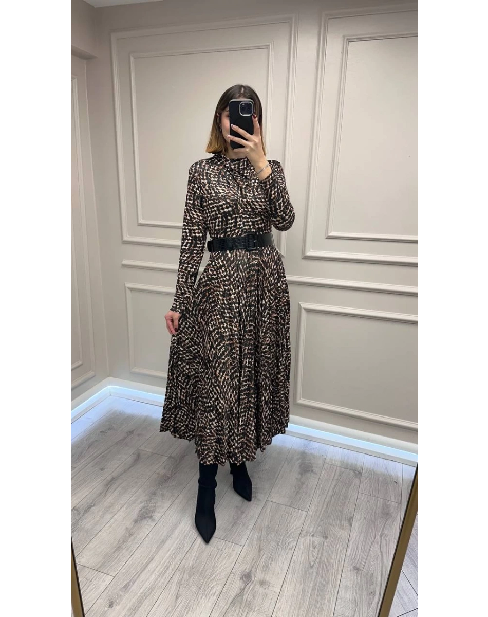 Exquise E25K05171005 Çok Renkli Aspyn Elbise