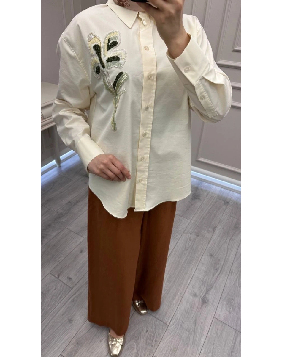 Exquise E26Y06210040 Taba Clarette Pantolon