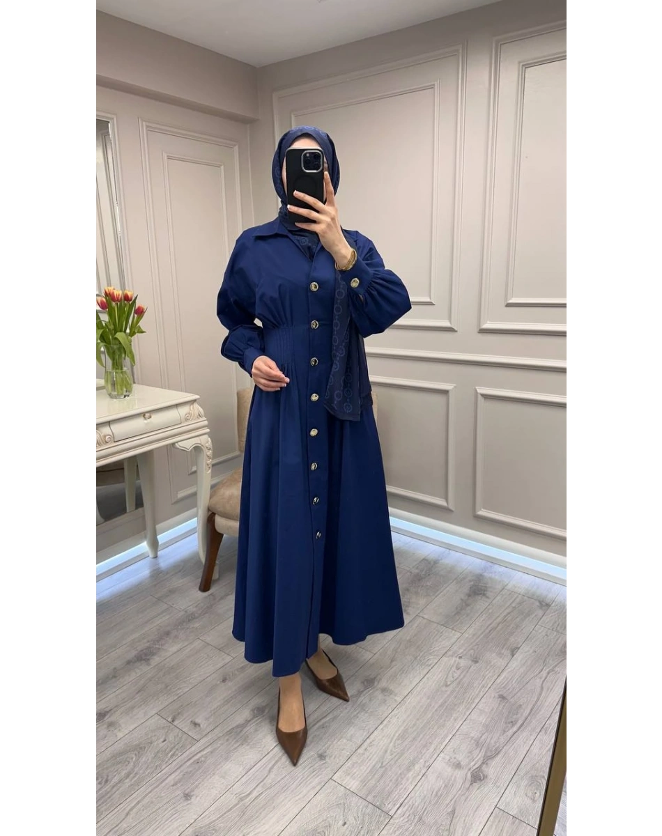 Exquise E26Y06218271 Lacivert Delray Elbise