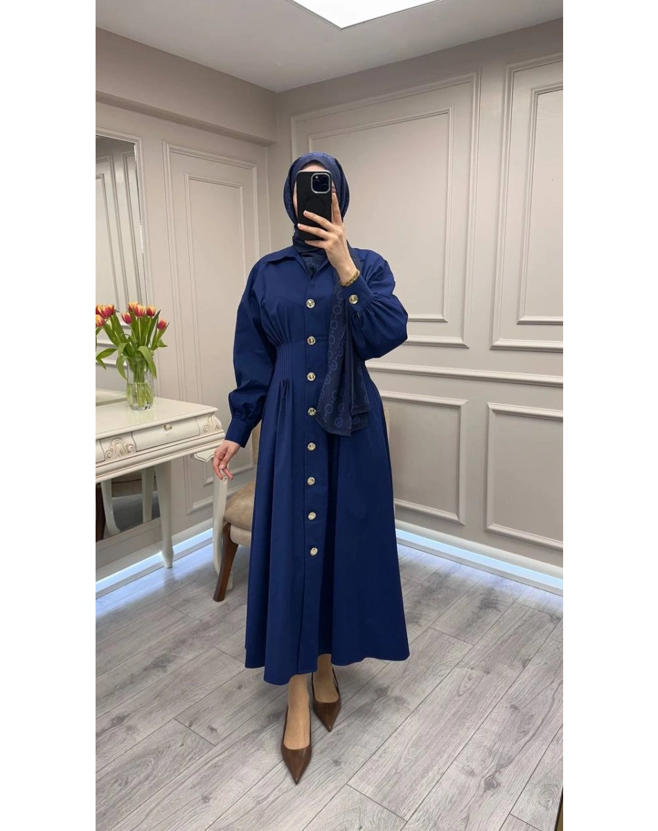 Exquise E26Y06218271 Lacivert Delray Elbise