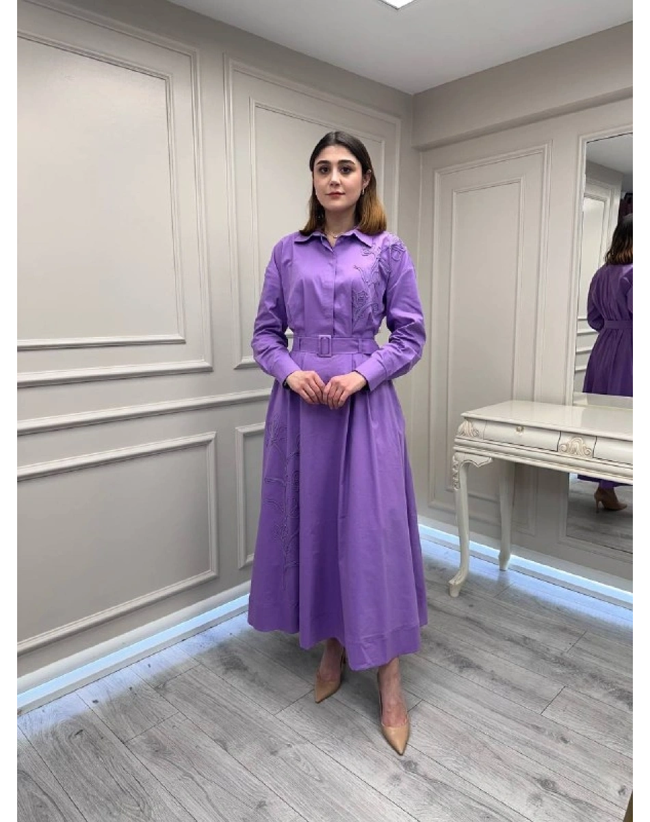 Exquise E26Y06218273 Lila Delrico Elbise