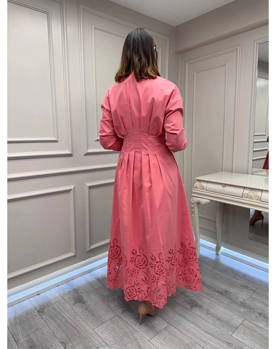 Exquise E26Y06218333 Pembe Faun Elbise