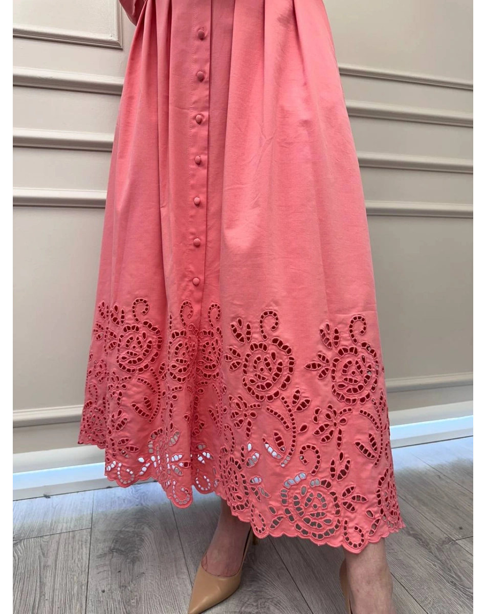 Exquise E26Y06218333 Pembe Faun Elbise