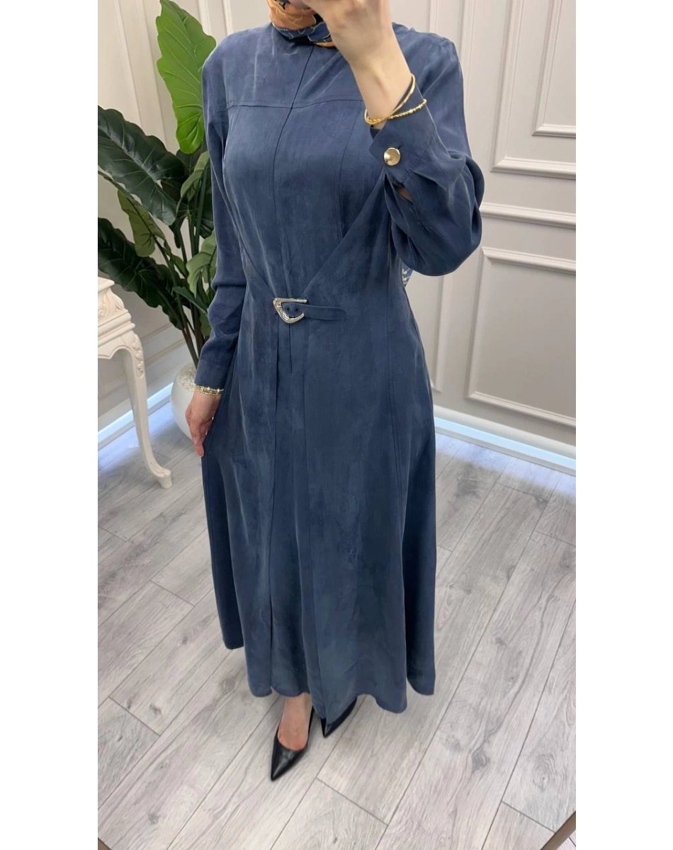 Exquise E26Y06218545 Lacivert Roseora Elbise