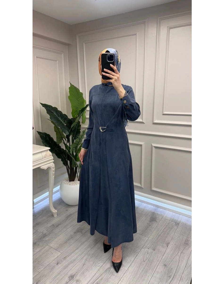 Exquise E26Y06218545 Lacivert Roseora Elbise