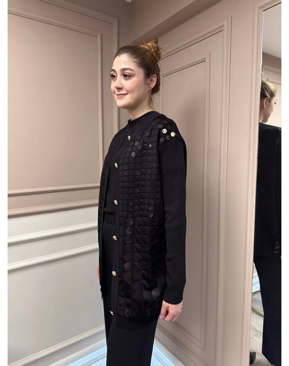 Ghisa 25YGSCKT3027 Siyah Ceket