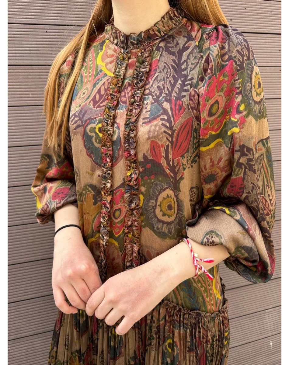 Ghisa 25YGSELB4960 Kahve Elbise