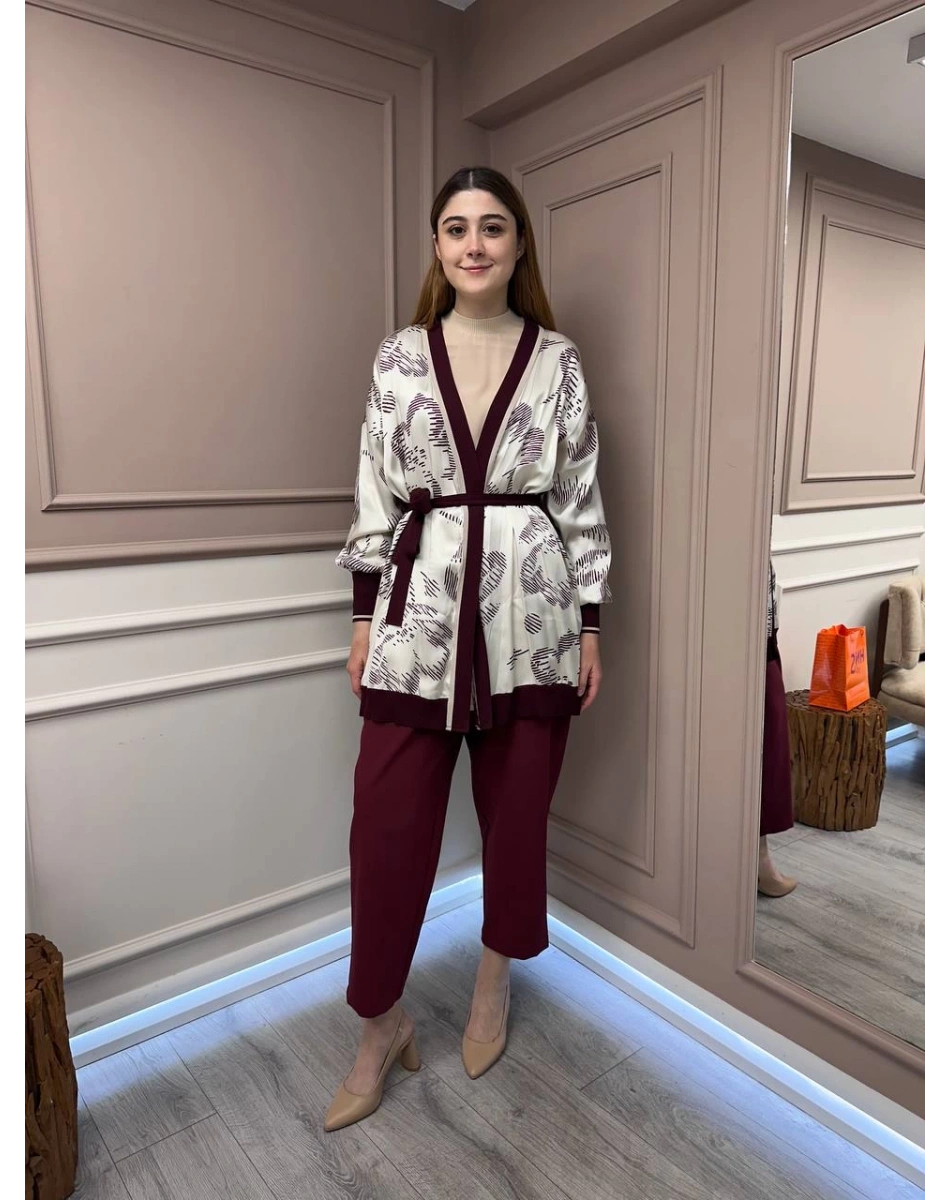 Ghisa 25YGSPNT8542 Bordo Pantolon