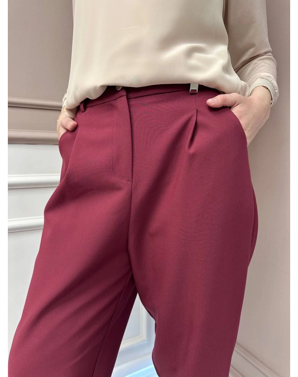 Ghisa 25YGSPNT8542 Bordo Pantolon