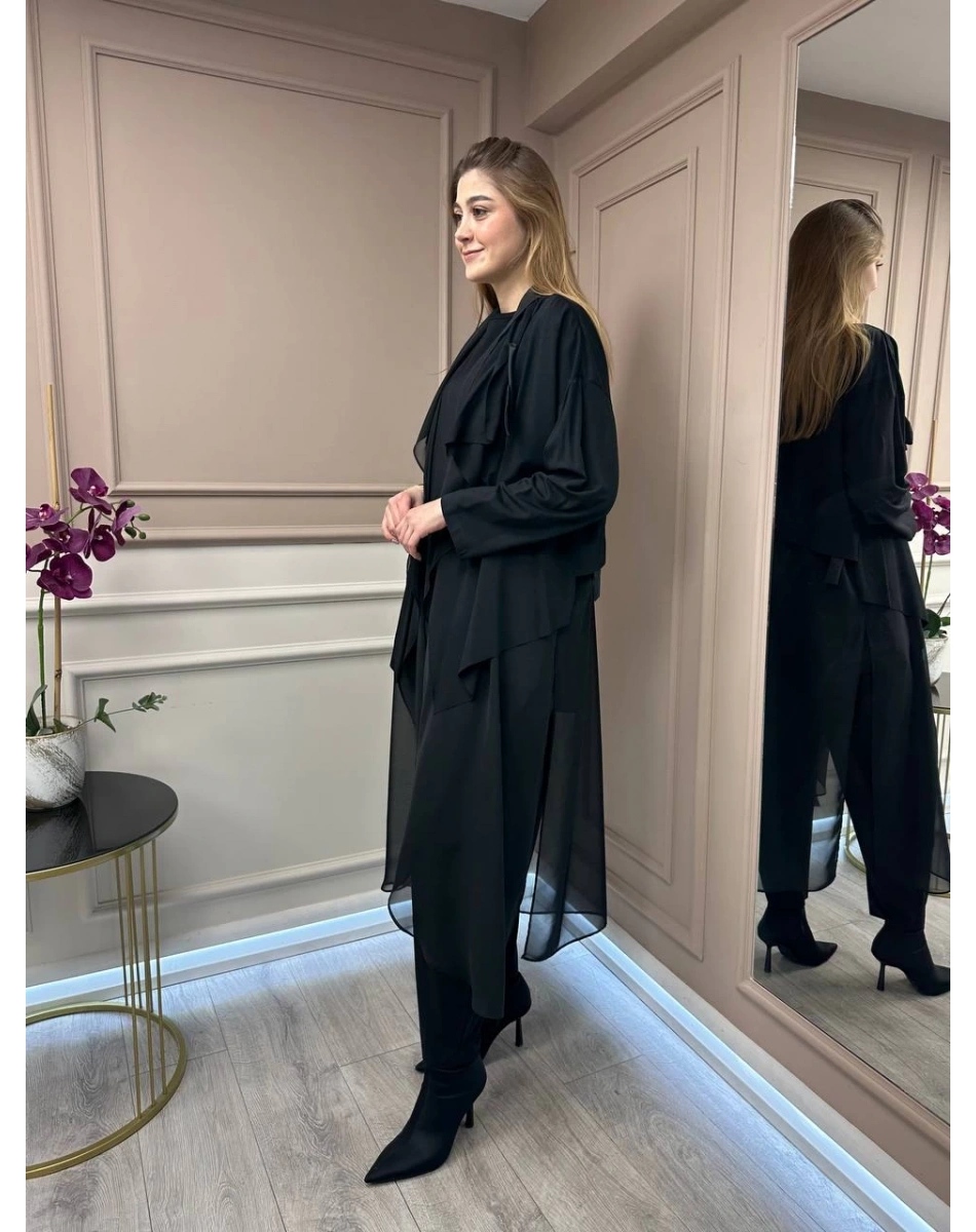 Ghisa 25YGSTKM2669 Siyah Üçlü Takım