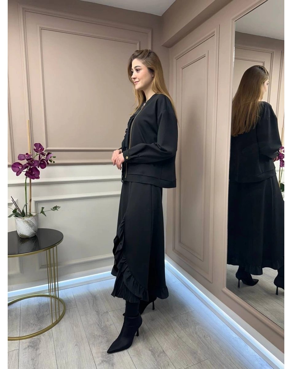 Ghisa 25YGSTKM3024 Siyah İkili Takım