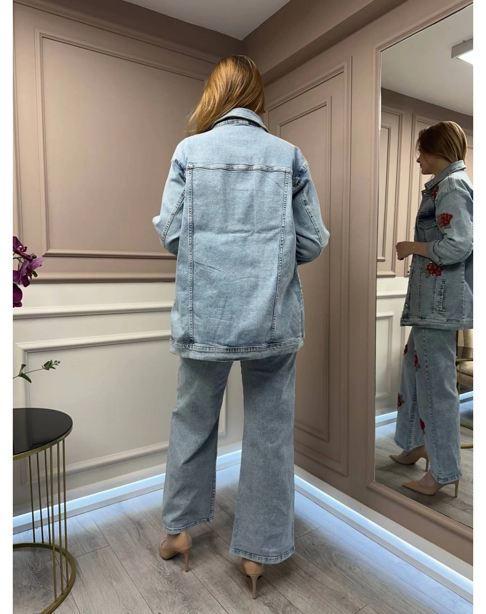 Ghisa 25YGSTKM3058 Mavi Kot Takım