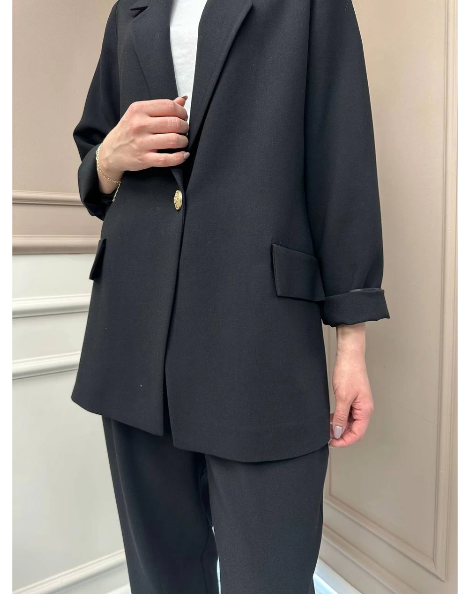 Ghisa 25YGSTKM3081 Siyah İkili Takım