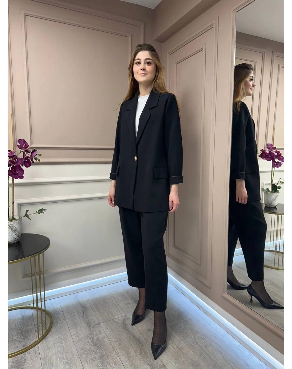 Ghisa 25YGSTKM3081 Siyah İkili Takım