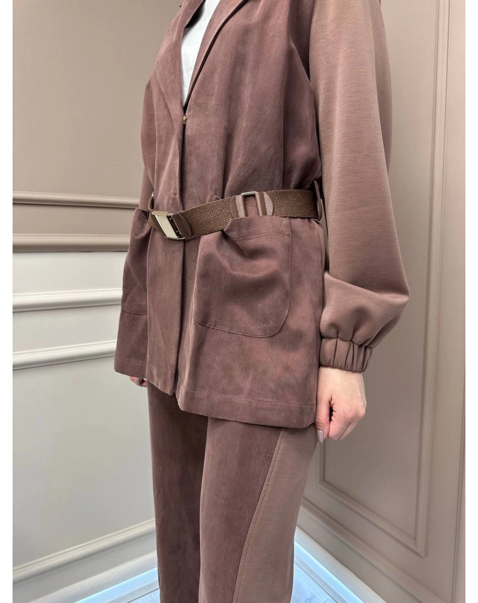 Ghisa 25YGSTKM3087 Kahve Takım