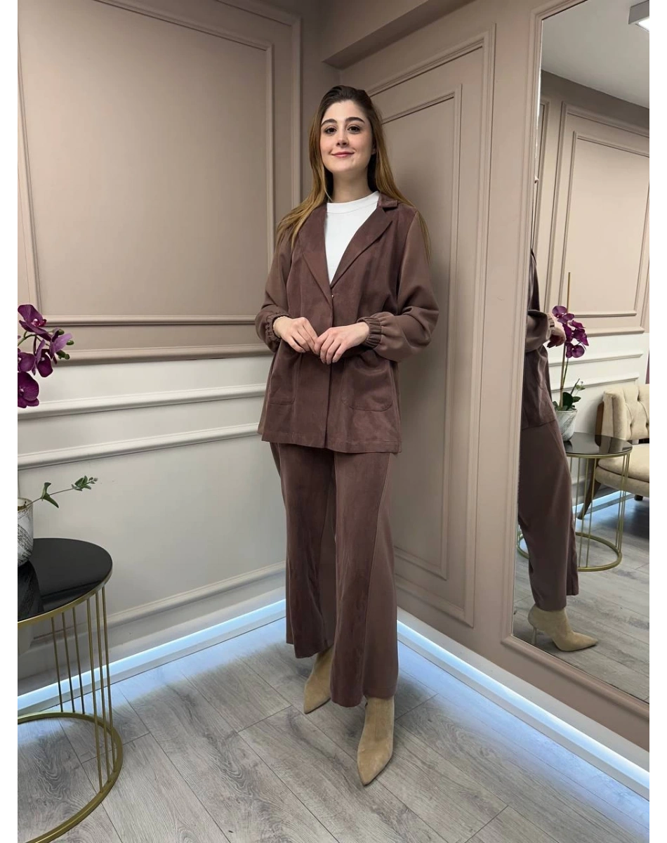 Ghisa 25YGSTKM3087 Kahve Takım