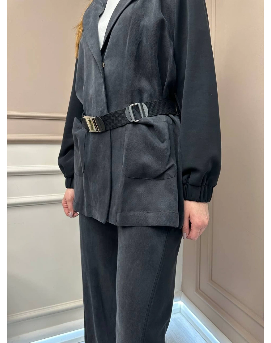 Ghisa 25YGSTKM3087 Siyah Takım