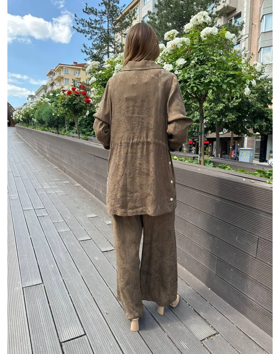 Ghisa 25YGSTKM3178 Kahve İkili Takım