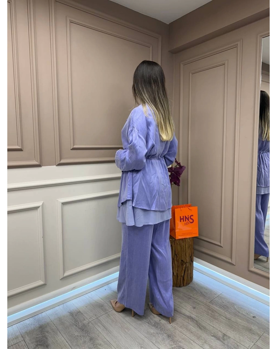 Ghisa 25YGSTKM3182 Lila Önü Bağlamalı İkili Takım