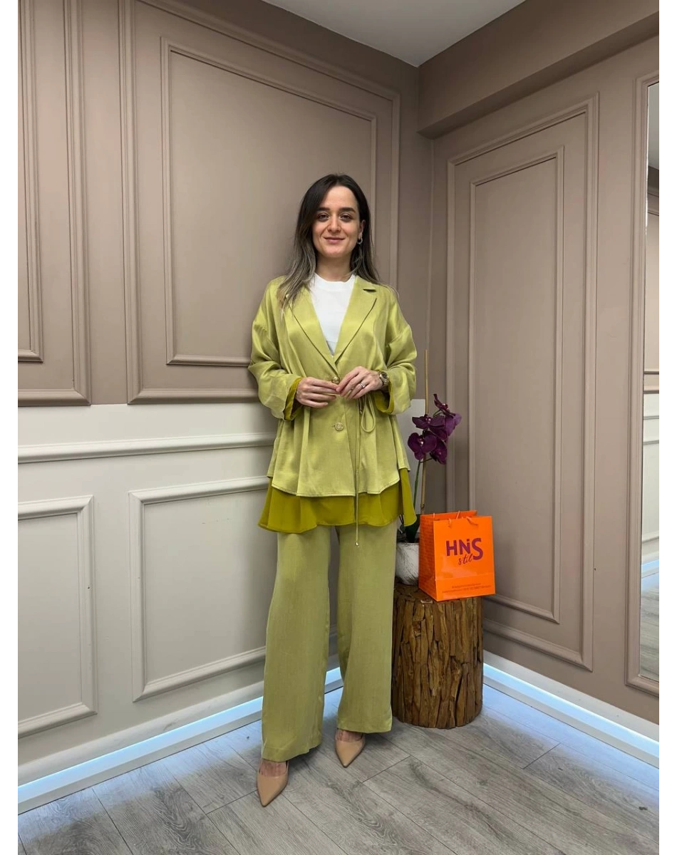 Ghisa 25YGSTKM3182 Safran Önü Bağlamalı İkili Takım