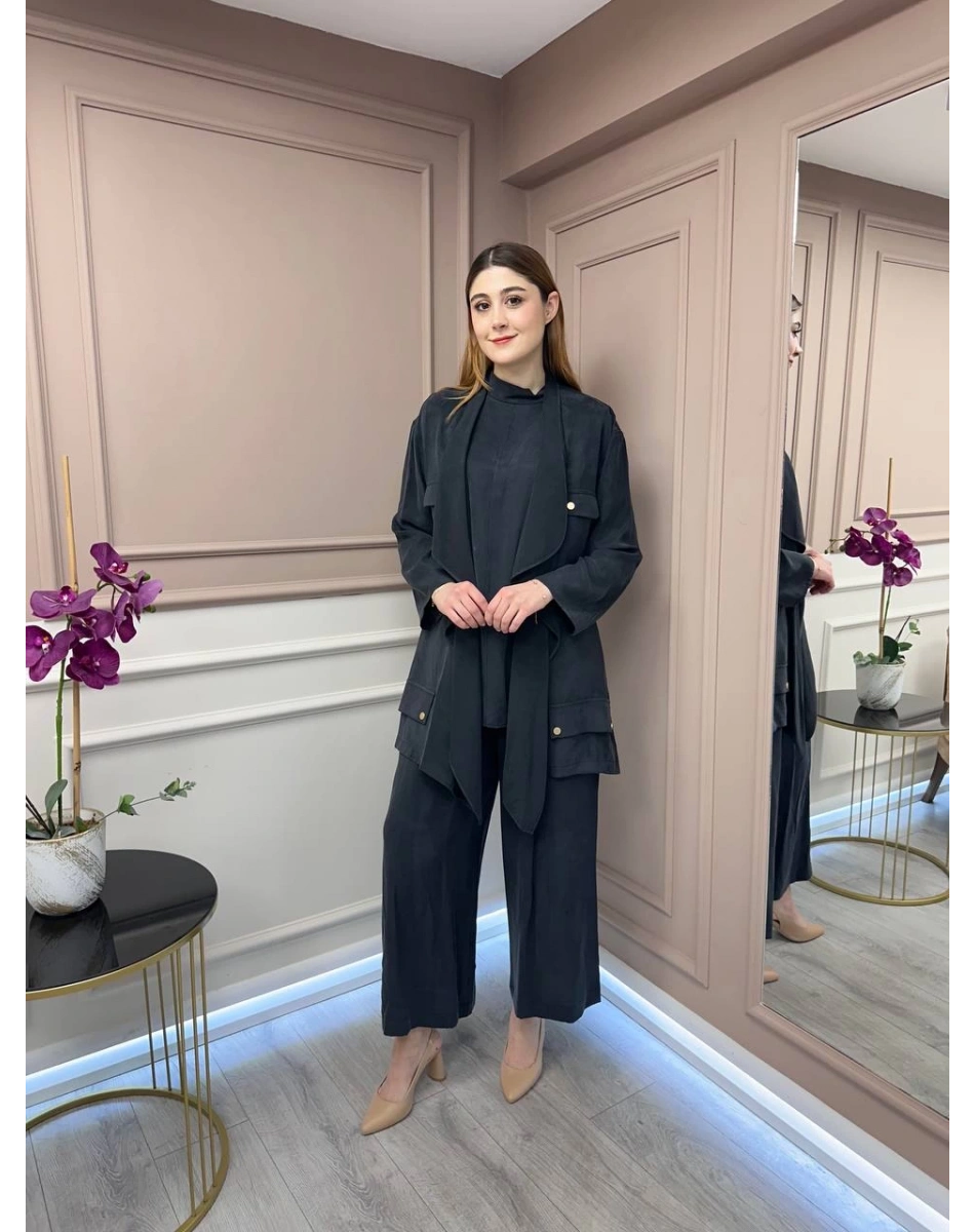 Ghisa 25YGSTKM3930 Siyah İkili Takım