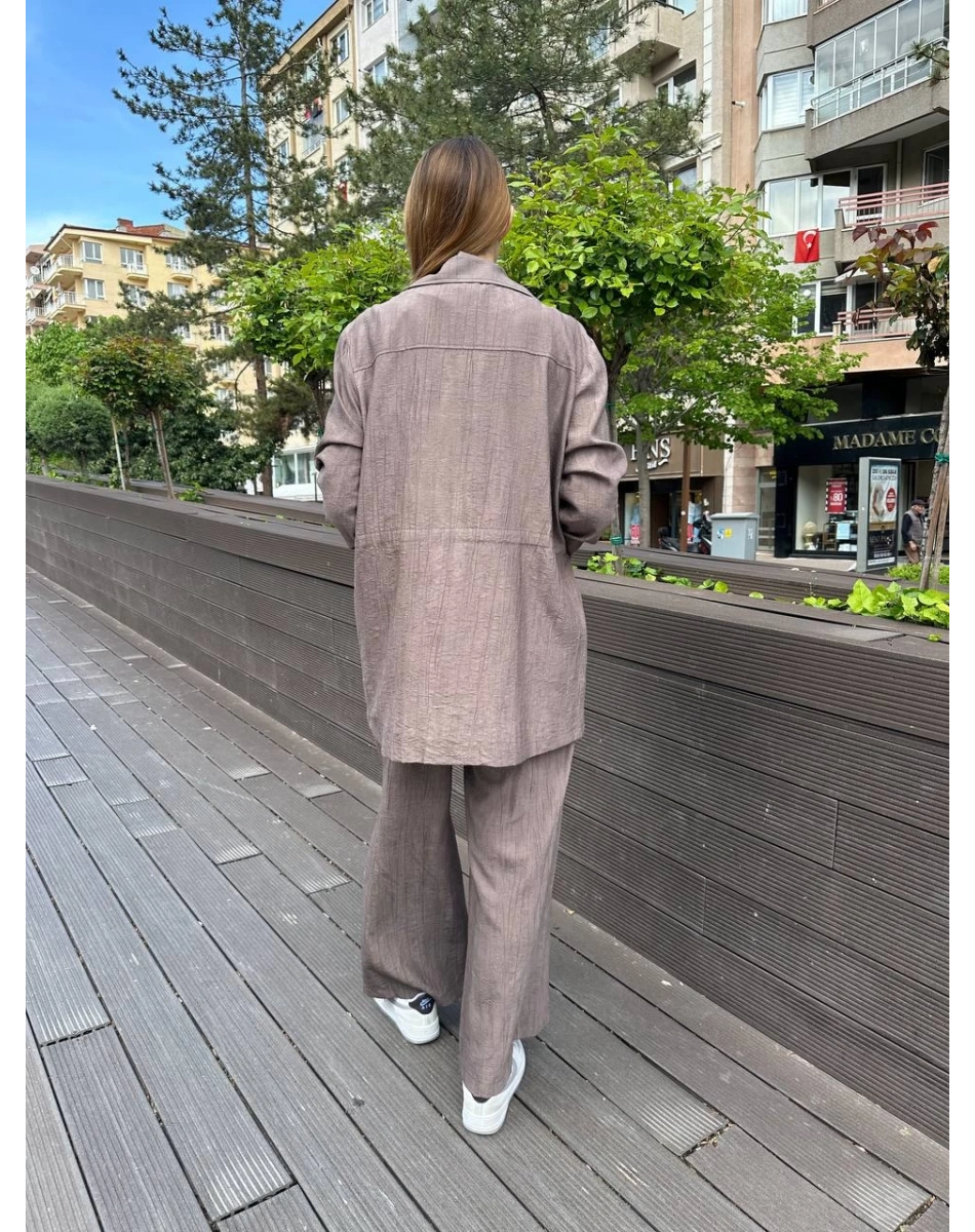 Ghisa 25YGSTKM3936 Kahve Beli Bağlamalı İkili Takım