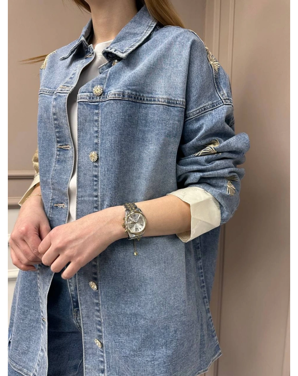 Ghisa 25YGSTKM3951 Mavi Kot İkili Takım