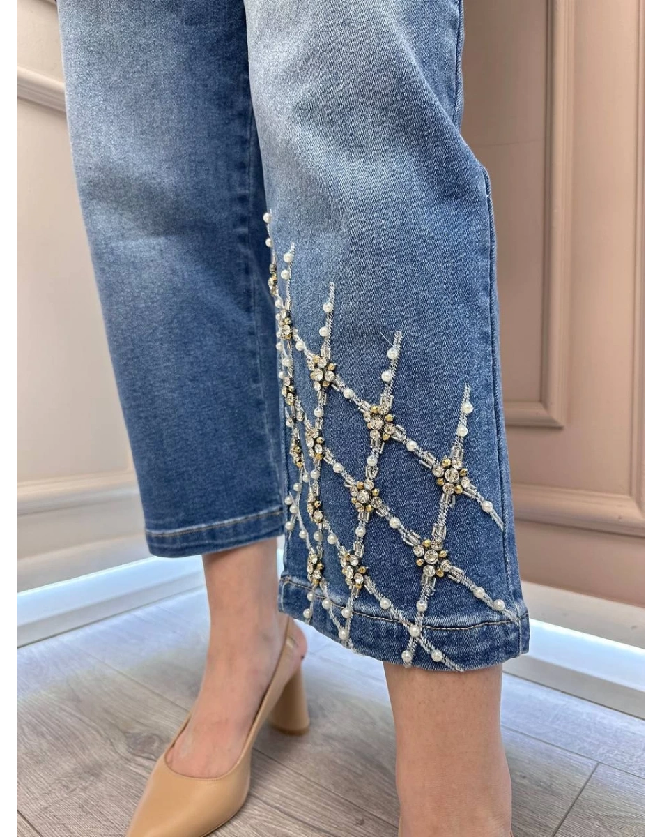 Ghisa 25YGSTKM3952 Mavi İkili Kot Takım