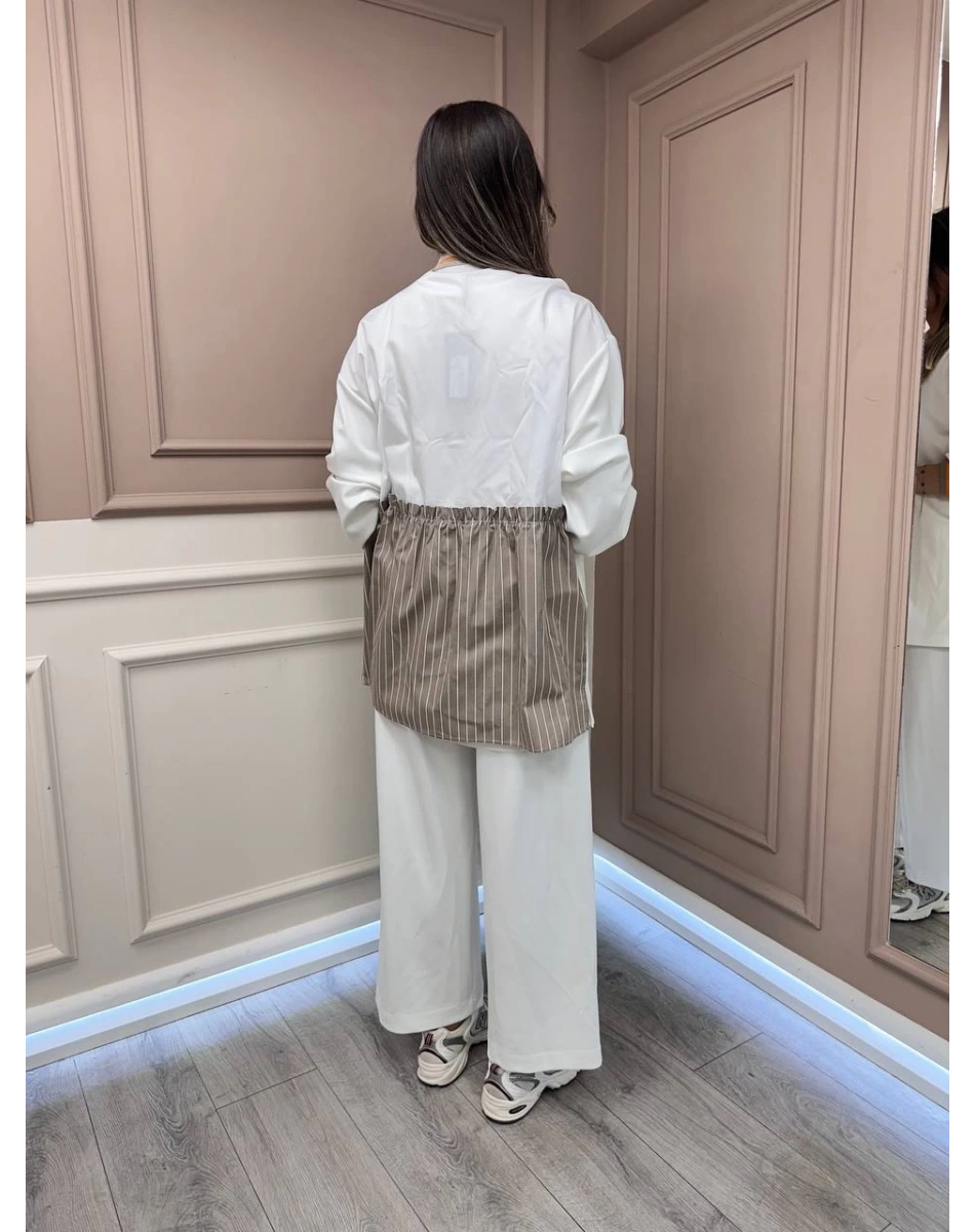 Ghisa 25YGSTKM4017 Vizon Sırt Detaylı İkili Takım