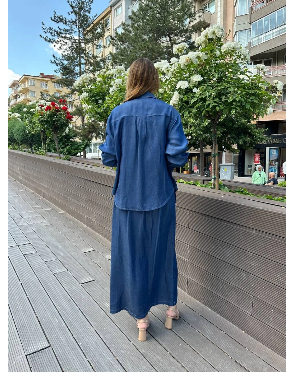 Ghisa 25YGSTKM4029 Mavi Etekli Takım